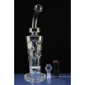 Honeycomb Neck Concentrate Rig Hookah Vidro Fumar Tubulações de Água (ES-GB-304)